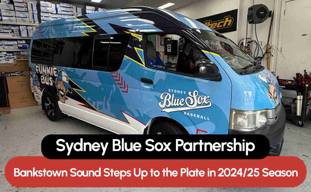 Bankstown Sound Steps Up to the Plate with Sydney Blue Sox Sponsorship