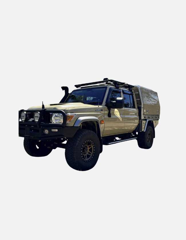 Clearview Power Boards to suit Toyota Land Cruiser 79 Series, thick board, LED light
