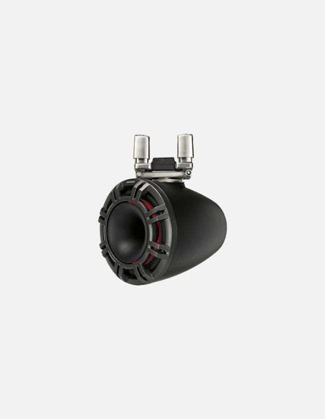 Kicker 44KMTC94 Black 9-Inch LED Marine Tower Speakers