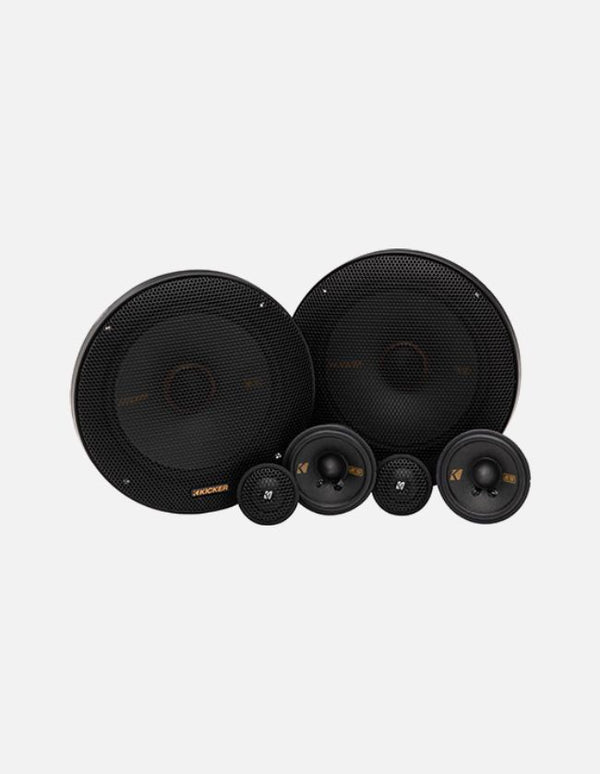Kicker 51KSS365 6.5-Inch 3-Way Component Speakers