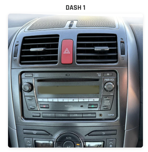 Toyota Corolla 2007 -2011 9" Wired Carplay and Android AutoPurefit Package