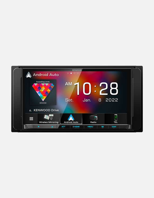Kenwood DMX8521S Wireless Apple CarPlay and Android Auto Digital Media Receiver