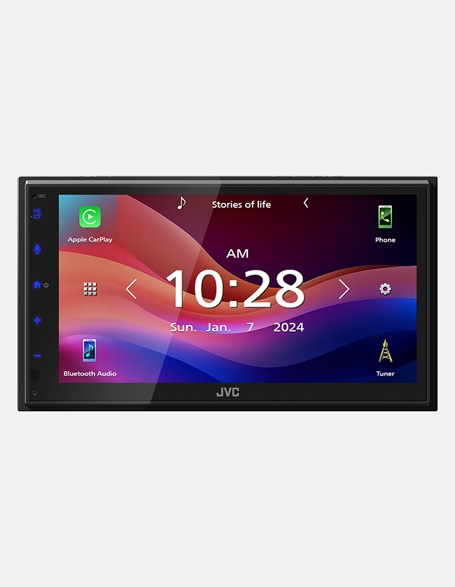 JVC KW-M690BW Wireless Apple CarPlay and Android Auto Digital Receiver