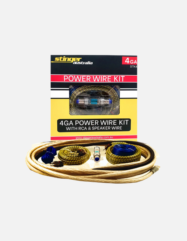 Stinger STK4 Stinger Australia 4GA 4 Channel Wire Kit