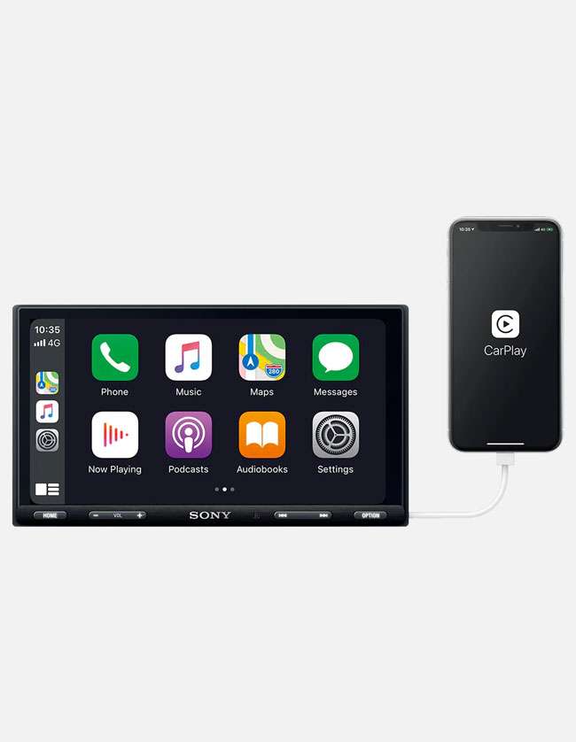 Sony XAV-AX5500 Apple CarPlay and Android Auto Digital Media Receiver