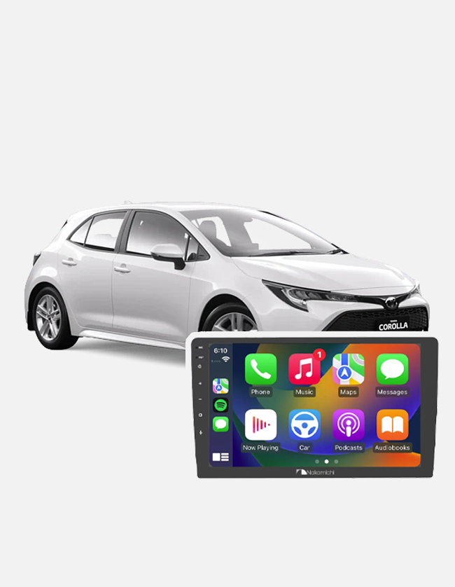 Toyota Corolla (2018+) - 10-Inch PureFit Wireless Apple CarPlay and Android Auto Unit