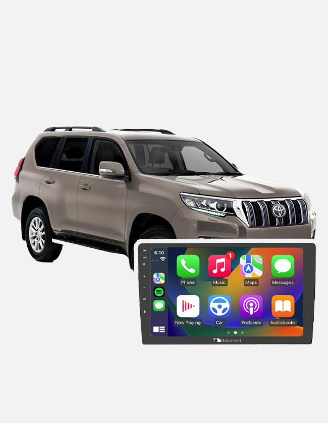 Toyota Prado (2017+) - 10-Inch PureFit Wireless Apple CarPlay and Android Auto Unit