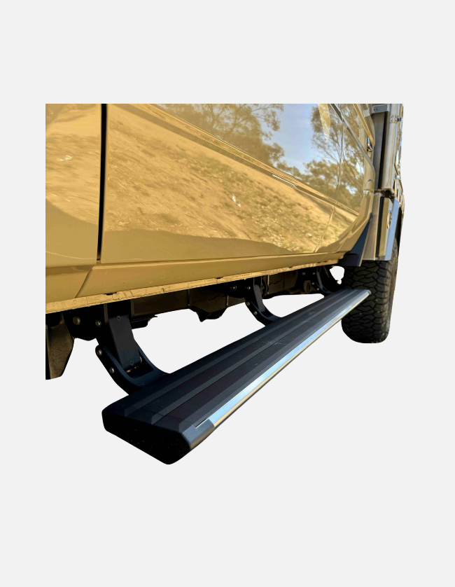 Clearview Power Boards to suit Toyota Land Cruiser 79 Series, thick board, LED light