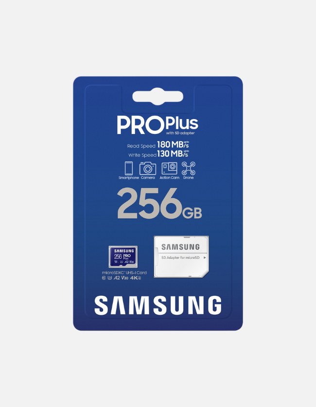 Samsung PRO Plus 256GB Micro SDXC Card