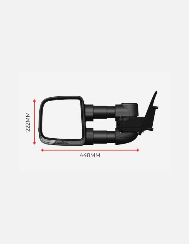 Clearview Powerfold Kit Mirrors with Indicators