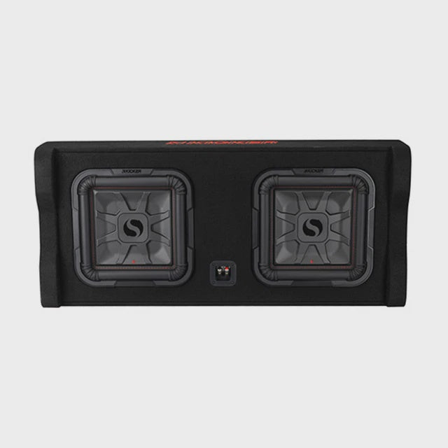 Kicker 49DL7TDF122 Dual 12" L7T Down-Firing 2-Ohm Loaded Enclosure