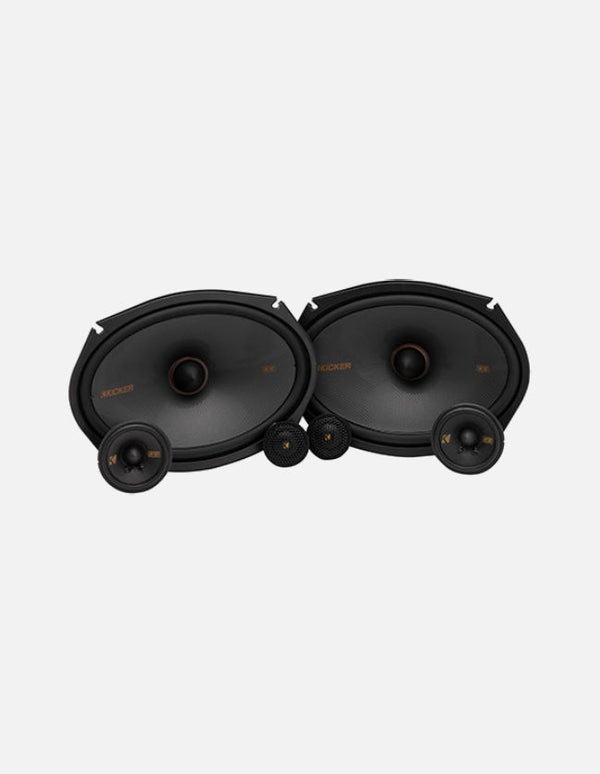 Kicker 51KSS369 6x9-Inch 3-Way Component Speakers