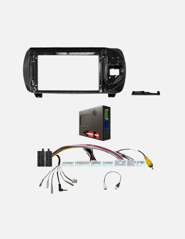 CAC F9TY76K1 9 Inch Fascia Kit Compatible with Toyota Yaris 2014-2017