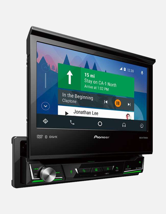 Pioneer AVH-Z7250BT Apple CarPlay, Android Auto, Flip-Out Physical Media Receiver