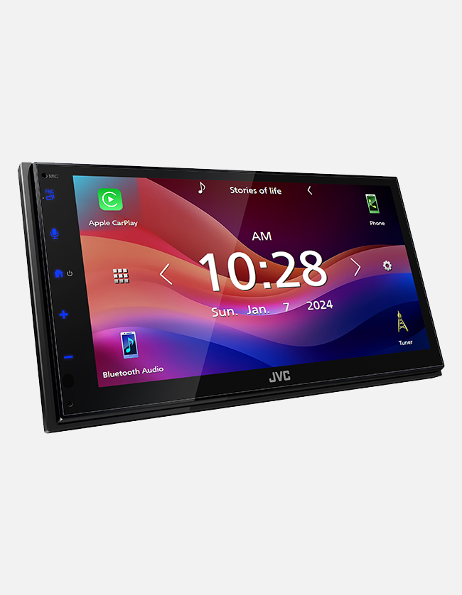 JVC KW-M690BW Wireless Apple CarPlay and Android Auto Digital Receiver
