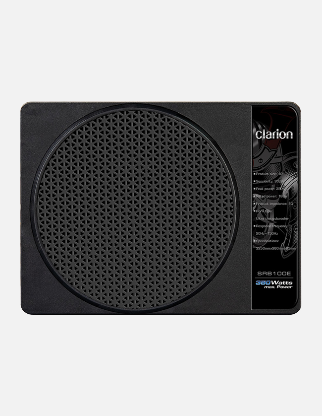 Clarion SRB100E 10" Underseat Active Subwoofer