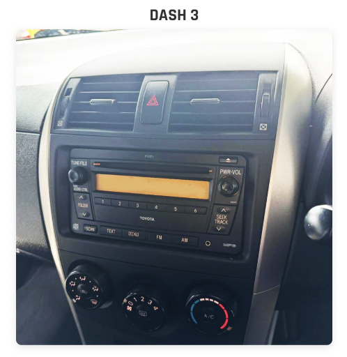 Toyota Corolla 2007 -2011 9" Wired Carplay and Android AutoPurefit Package