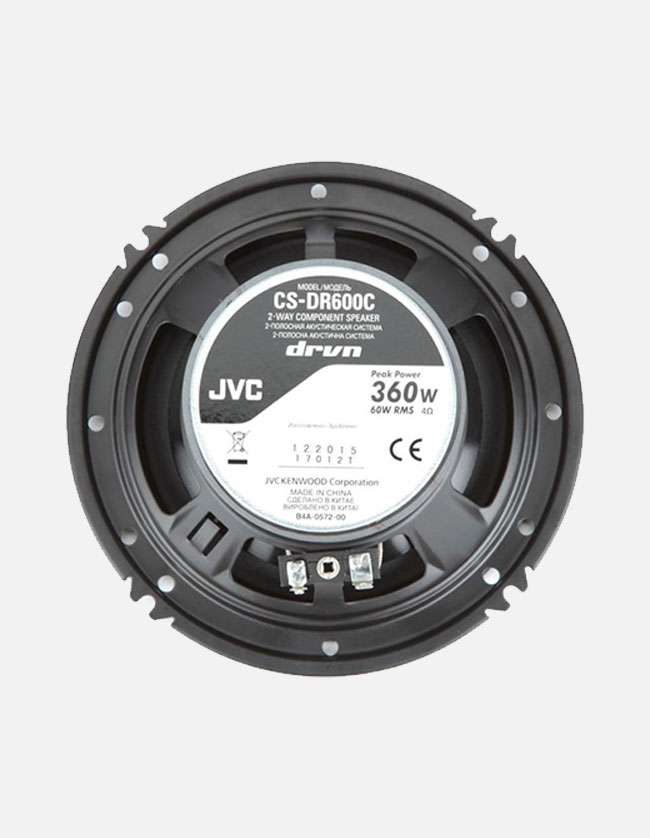 JVC CS-DR600C 6.5-inch 2-Way Component Speakers